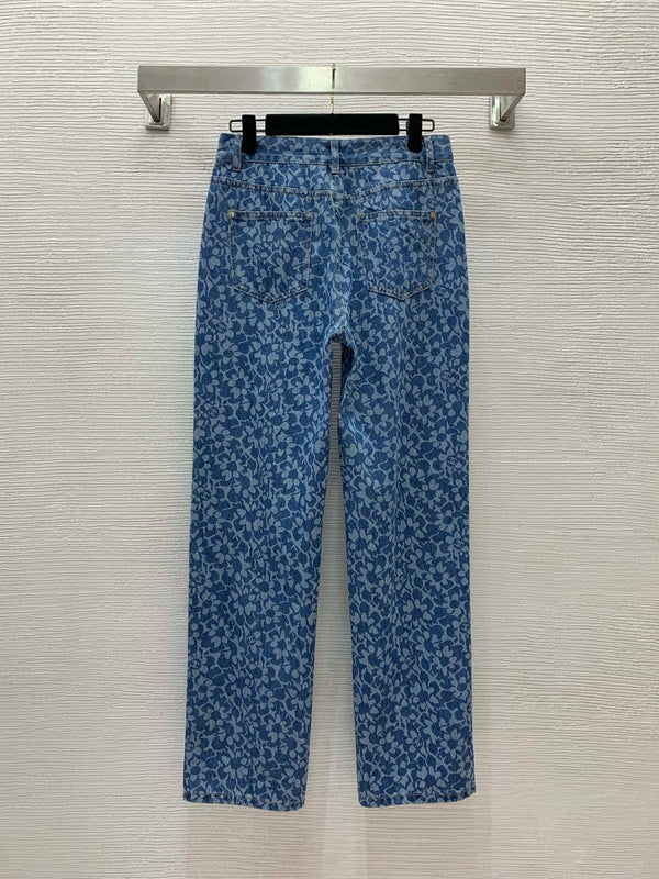 CC Jeans Printed Denim Blue and Dark Blue