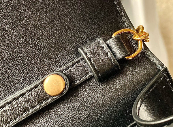 TRIOMPHE WOC 20 BLACK CALFSKIN