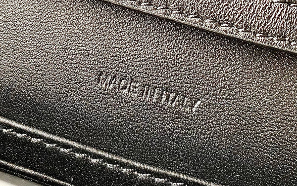 TRIOMPHE WOC 20 BLACK CALFSKIN