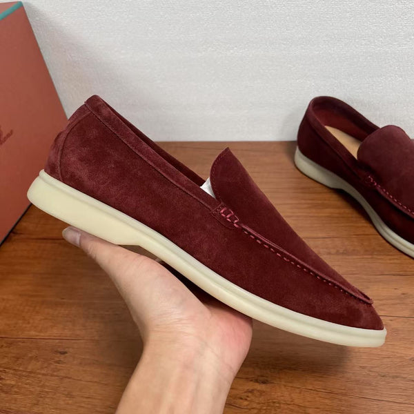 LP Unisex Summer Walk Loafer Burgundy Suede