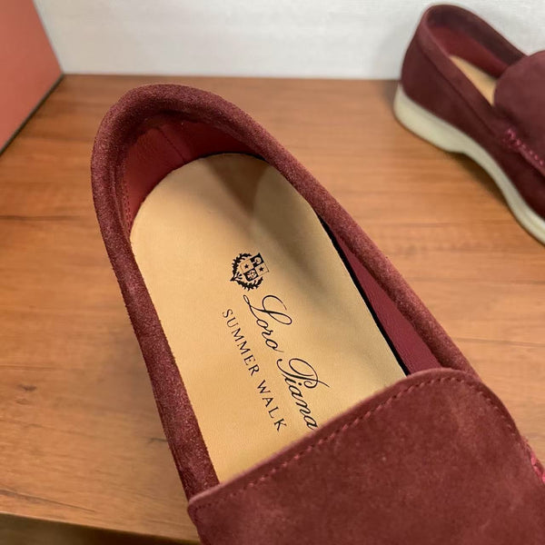 LP Unisex Summer Walk Loafer Burgundy Suede