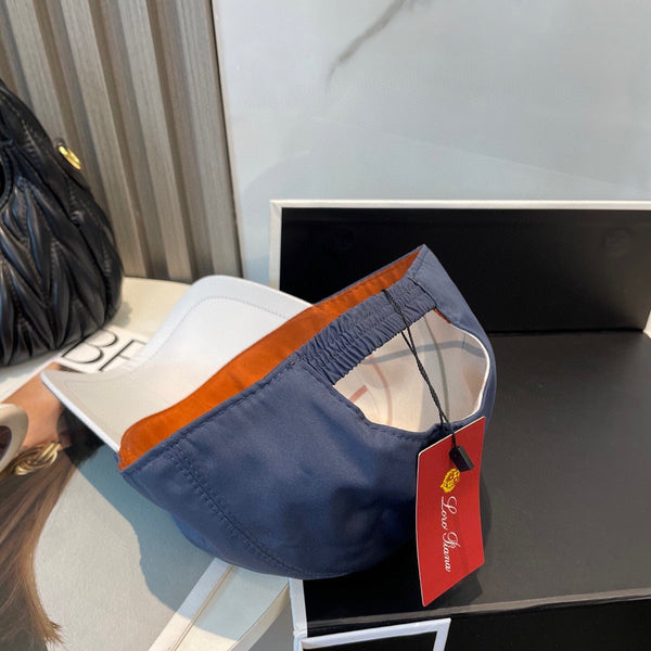 LP BASEBALL CAP IN BLUE NYLON FABRIC