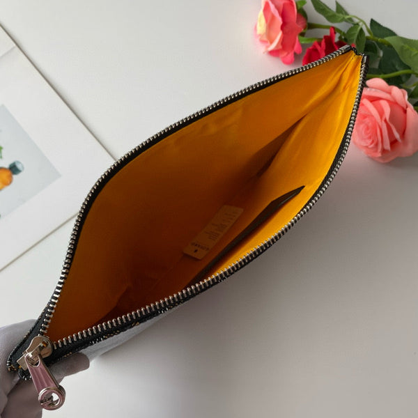 Goyard Black Goyardine Senat PM Cosmetic Bag