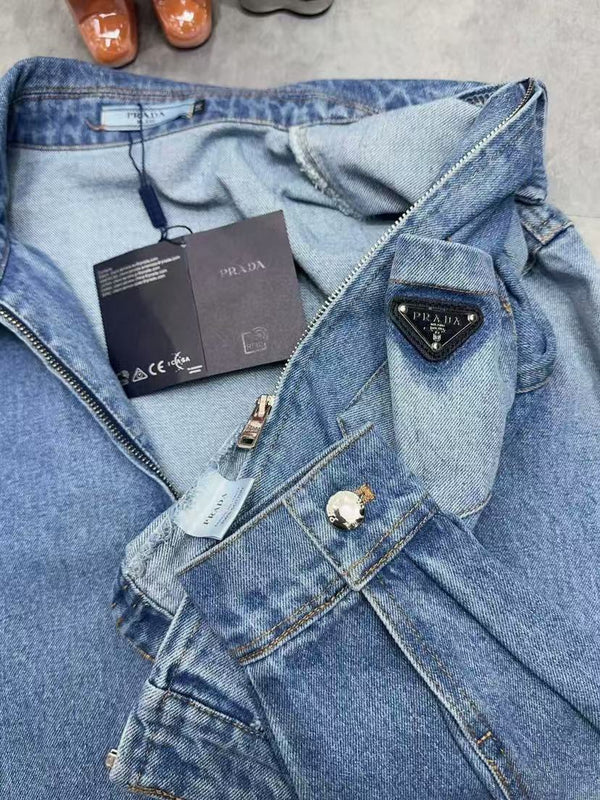 Pra Cropped Denim Jacket