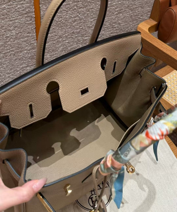 HM BIRKIN 40CM BEIGE MARFA TOGO LEATHER GOLD HARDWARE