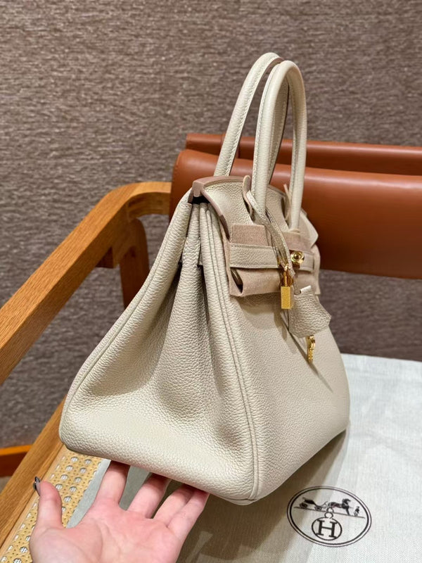 HM BIRKIN 40CM MILKY WHITE TOGO LEATHER GOLD HARDWARE