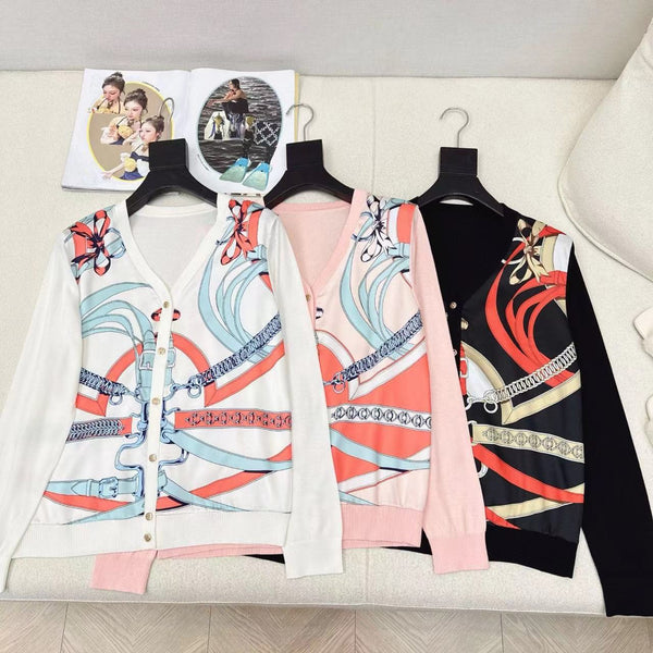 HM 25S Cardigan Tencel Knit Fabric with Rayon Fabric