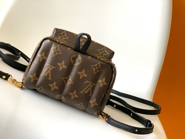 LV Backpack Mini 15x22x9 Brown Monogram