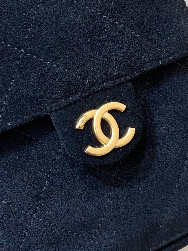 CC 25C Hobo Bag 30cm Black Suede