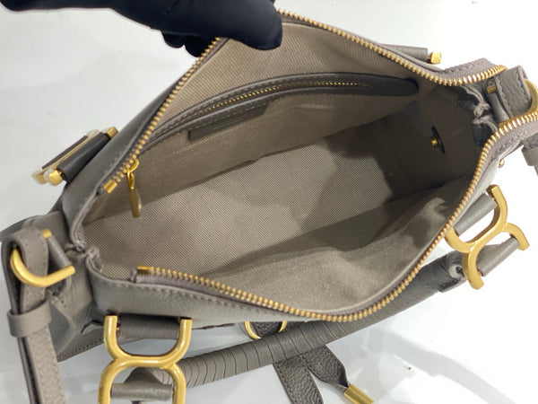 Marcie Bag In Grained Leather Cashmere Grey