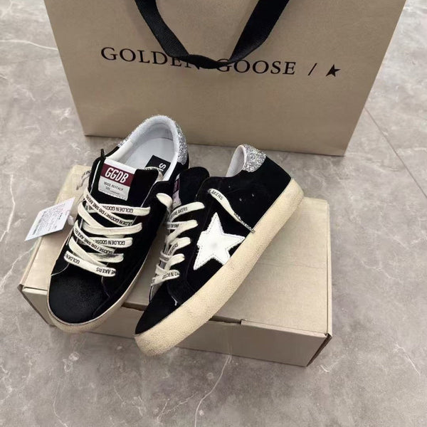 Super-Star 20mm Black Suede Sneaker