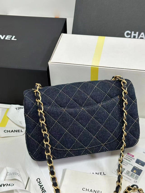 CC 25C Dark Blue Denim Gold Hardware