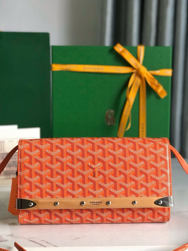 Goyard Monte Carlo Mini 25cm Orange Leather