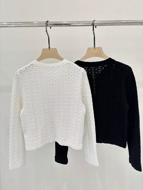 CC Knitted Sweater Cardigan