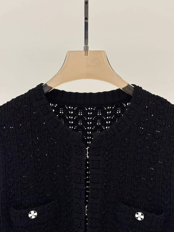 CC Knitted Sweater Cardigan