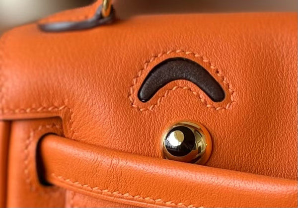 HM Kelly Doll 16cm Orange Gulliver Leather