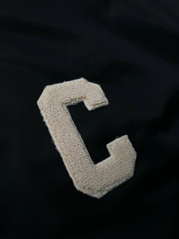Celine Jackets C Logo Black White Mix Grey Cotton