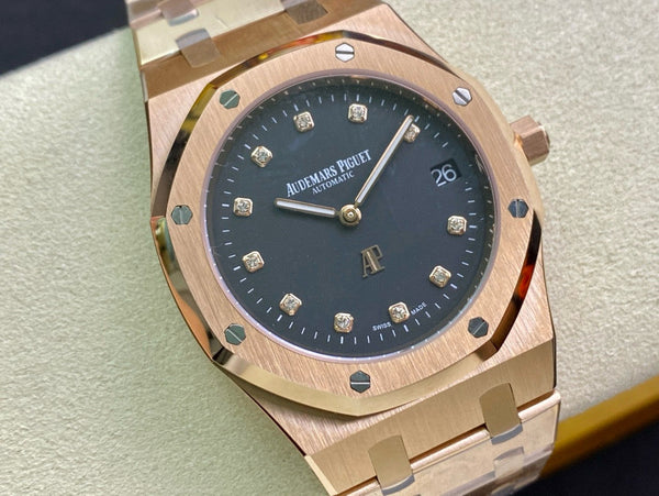 Audemars Piguet Royal Oak Jumbo 39mm Extra-Thin Rose Gold Smoked Slate Grey Dial