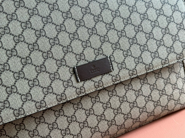 GC Large Changing Bag Beige Ebony Monogram Canvas