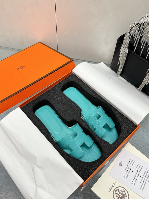 0ran Sandal Turquoise Leather