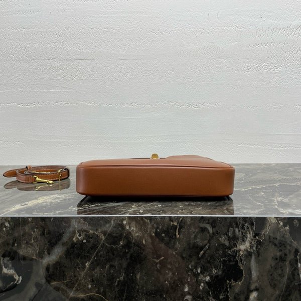 Small Camille 16 Soft Bag 24.5cm In Tan Smooth Calfskin Gold Hardware