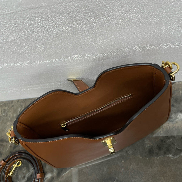 Small Camille 16 Soft Bag 24.5cm In Tan Smooth Calfskin Gold Hardware