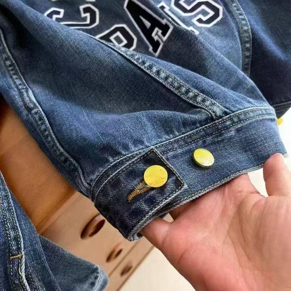 Celine Denim Jacket Blue cotton