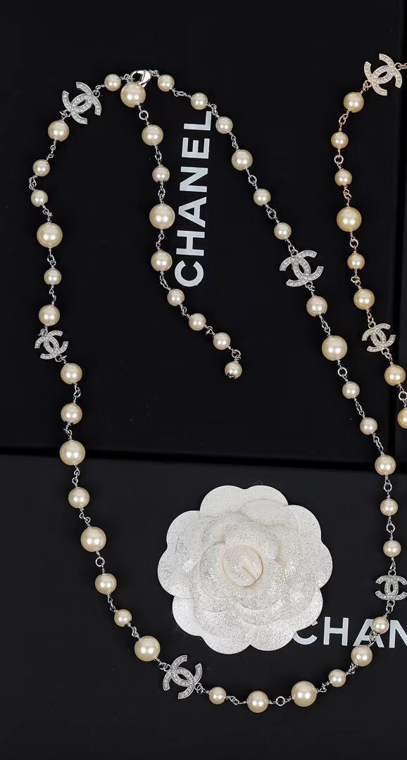 CC Pearl Necklace