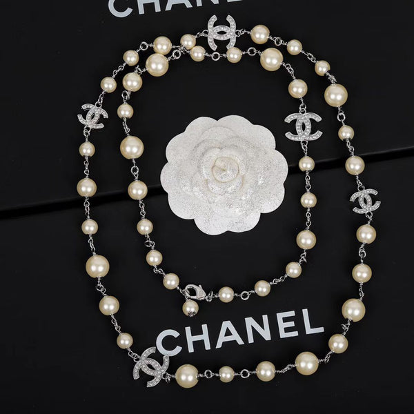 CC Pearl Necklace