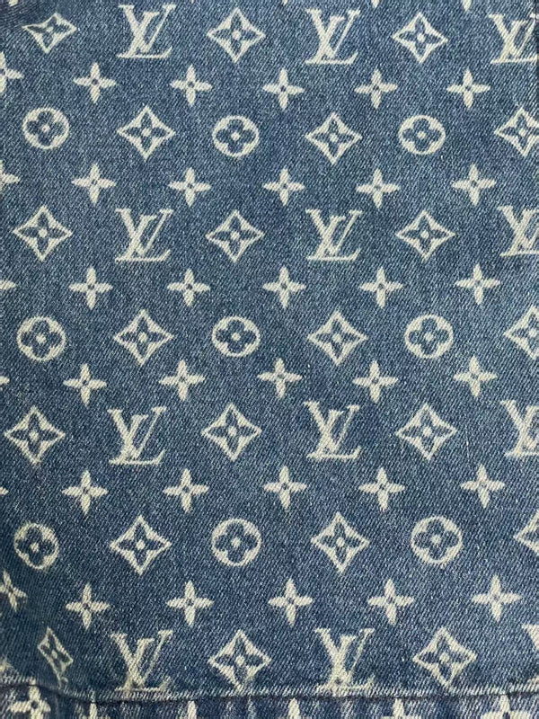 LV Monogram Blue Denim Pants