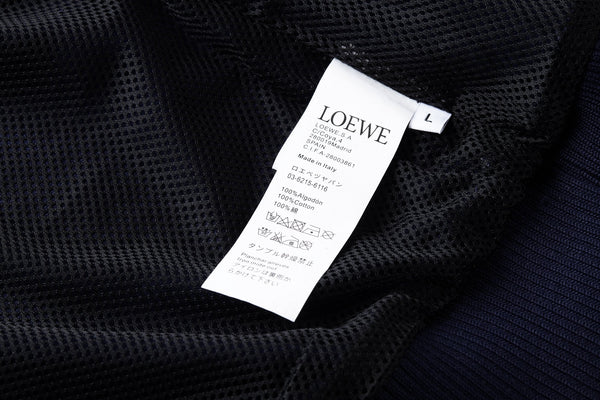 Loewe Anagram Track Jacket Blue Cotton
