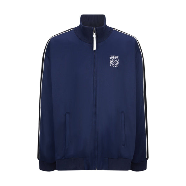 Loewe Anagram Track Jacket Blue Cotton