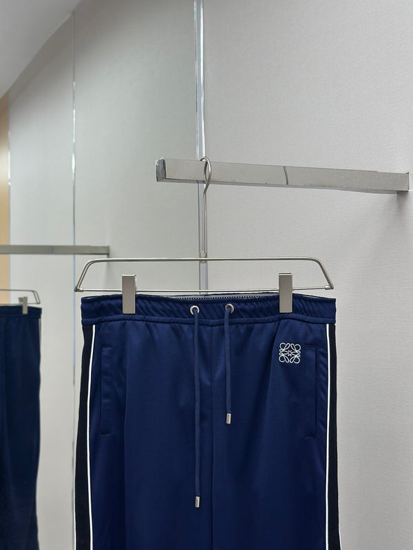 Loewe Anagram Tracksuit Pants Blue Cotton