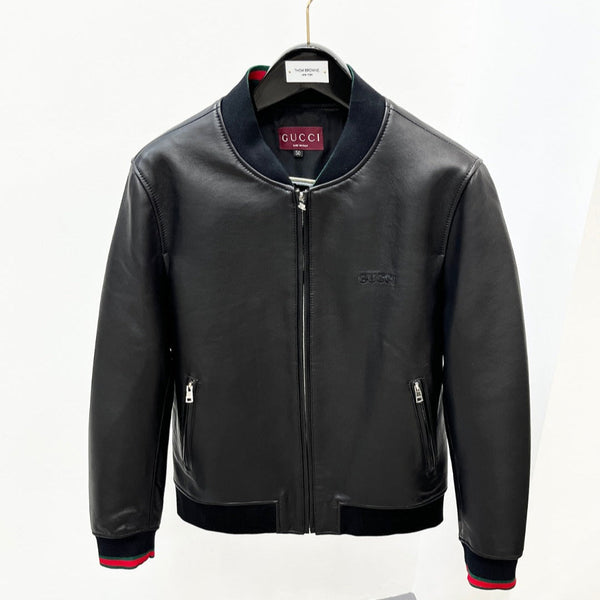 Gucci Nappa leather zip jacket