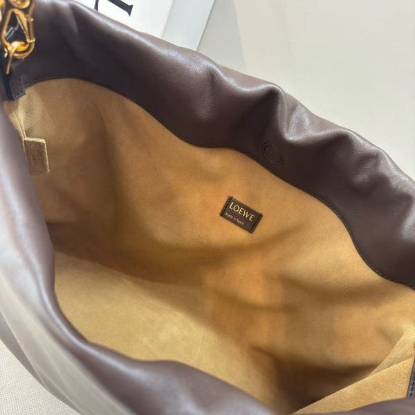 Loewe Flamenco Purse 41 Bag Dark Brown Nappa Lambskin