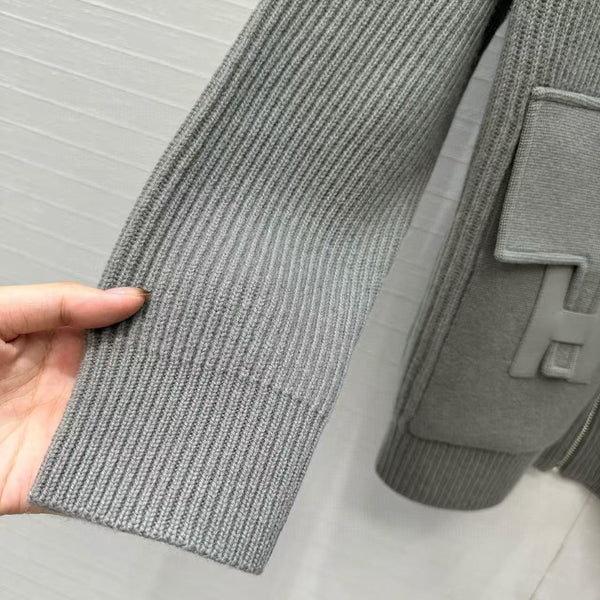 HM 25 Jacket Grey Wool 02649