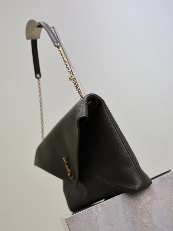 Prada Cassandre XXL Bag 35cm Chocolate Lambskin GHW