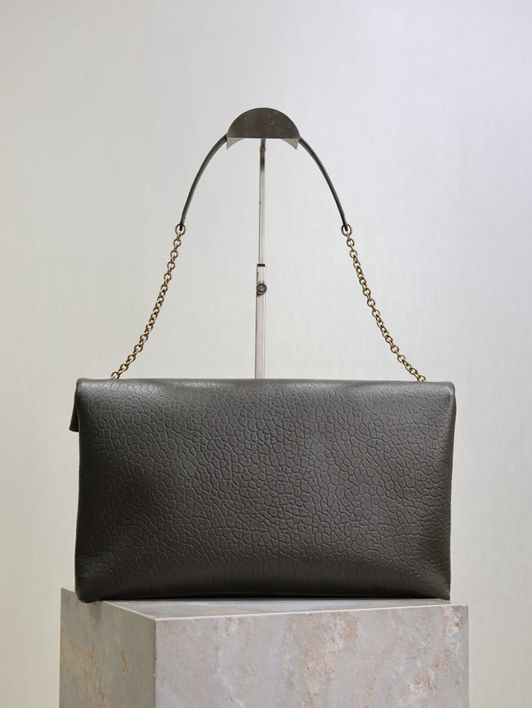 Prada Cassandre XXL Bag 35cm Chocolate Lambskin GHW