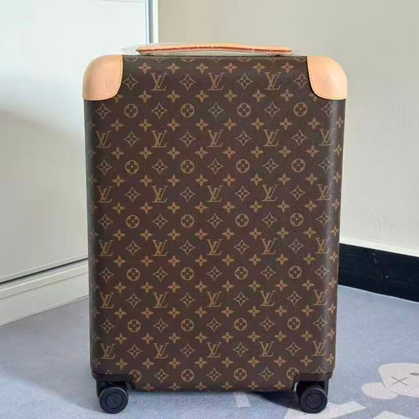 Louis Vuitton Horizon 55 Monogram Suicase Brown Leather
