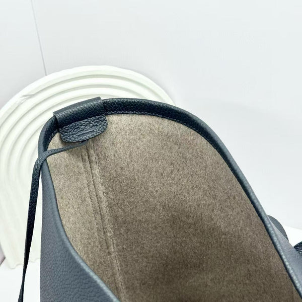 Loro Piana Ghiera Tote 40cm Bag Black Calfskin