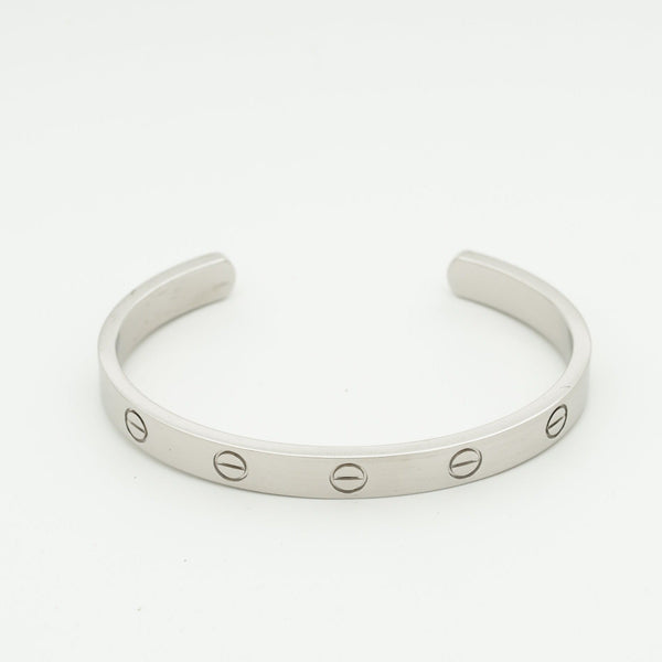 BRACCIALE LOVE 6,1 MM APERTO ARGENTO