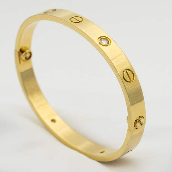 LOVE BRACELET 6.1MM 4 DIAMONDS 18k