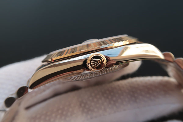 DATEJUST II ORO ACCIAIO QUADRANTE BIANCO NUMERI ARABI