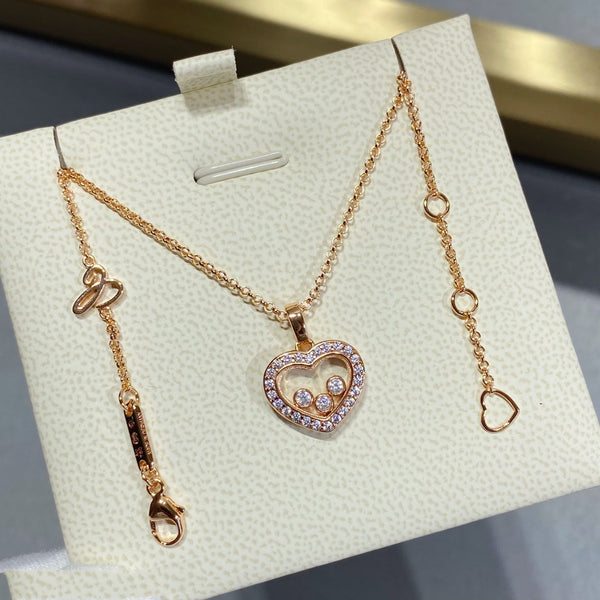 HAPPY HEART DIAMOND NECKLACE