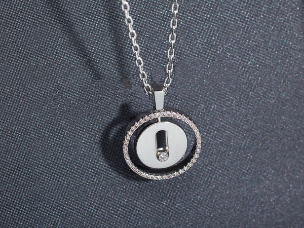 LUCKY MOVE PM NECKLACE SILVER DIAMOND