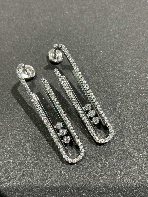MOVE 10TH PM EARRINGS DIAMOND