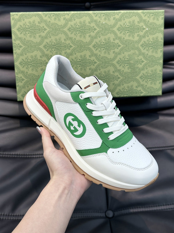 GG TRAINER VERDE BIANCO