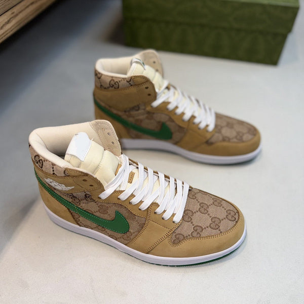 GG AIR JORDAN MARRONE VERDE