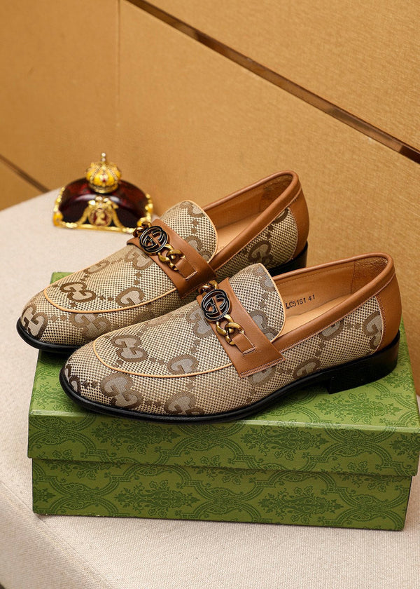 MOCASSINI GG JORDAAN MAXI MARRONE