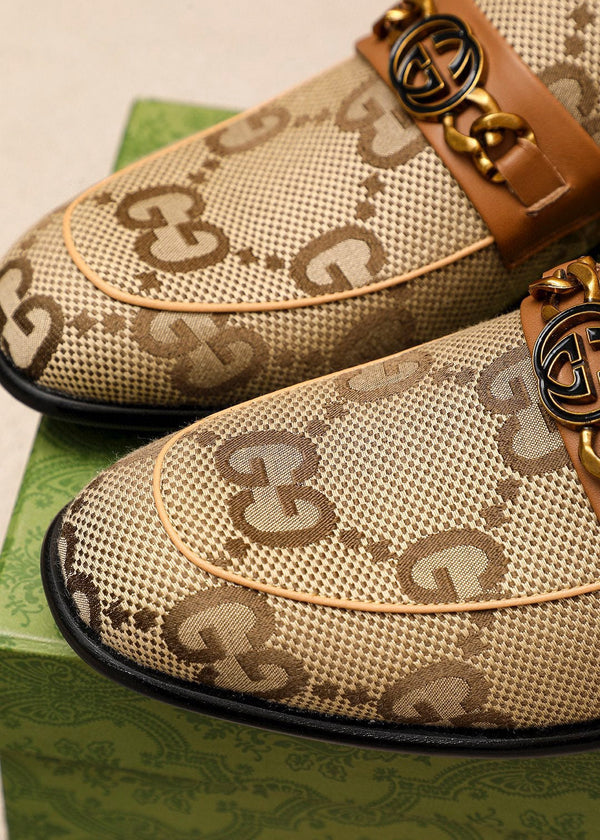 MOCASSINI GG JORDAAN MAXI MARRONE